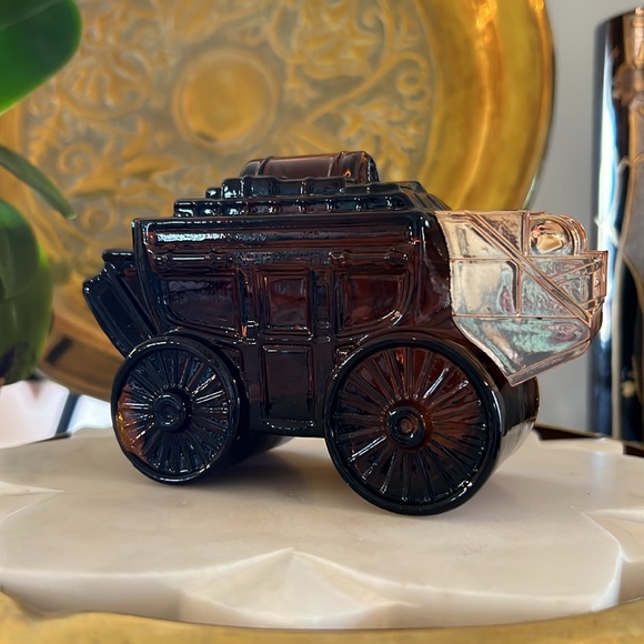 Vintage 1970’s Avon Stagecoach Oland Aftershave Carriage Decanter Glass Bottle - Picture 3 of 11